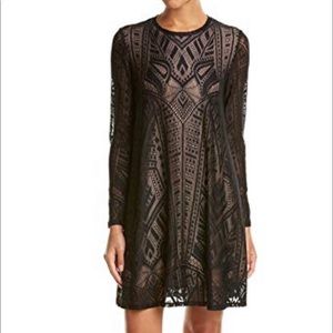 NWOT BCBGMAXAZRIA Natyly Long Sleeve Lined Dress M